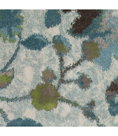 Kas Stella 6258 Teal Reflections Area Rug 5'3" x 7'7"
