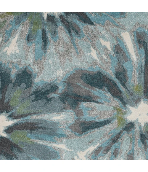 Kas Stella 6264 Teal Splash Area Rug 9'10" x 13'2"