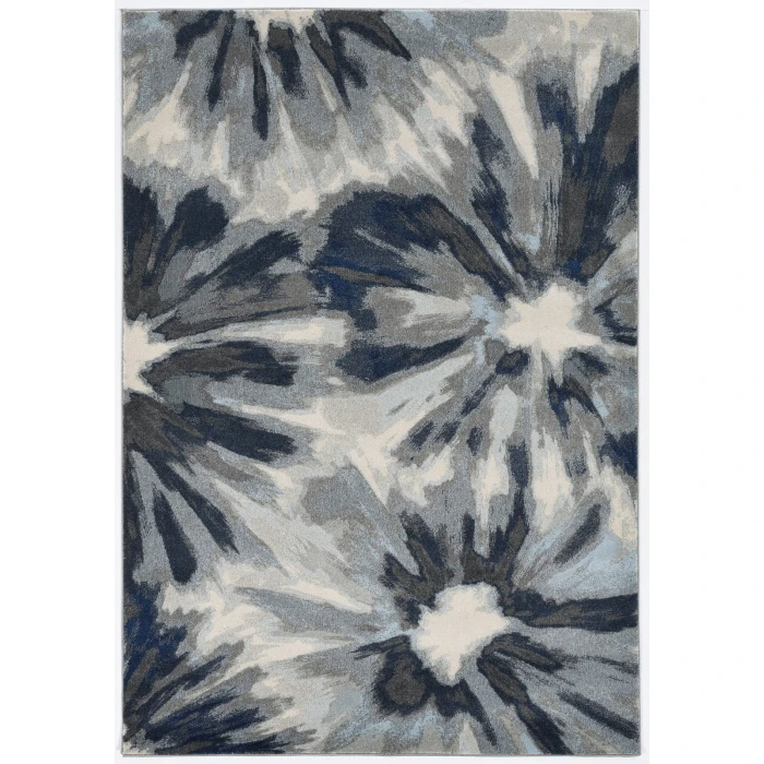 Kas Stella 6265 Ivory Blue Splash Area Rug 9'10" x 13'2"