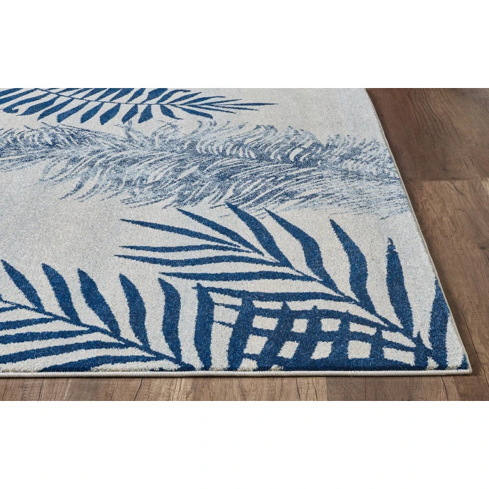 Kas Stella 6266 Ivory/Navy Fauna Area Rug 5'3" x 7'7"