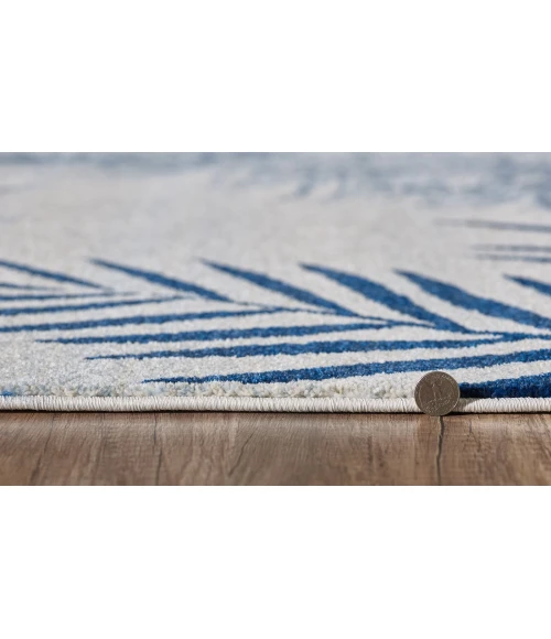 Kas Stella 6266 Ivory/Navy Fauna Area Rug 9'10" x 13'2"