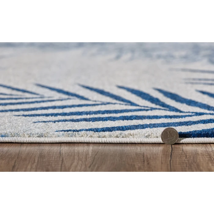 Kas Stella 6266 Ivory/Navy Fauna Area Rug 5'3" x 7'7"