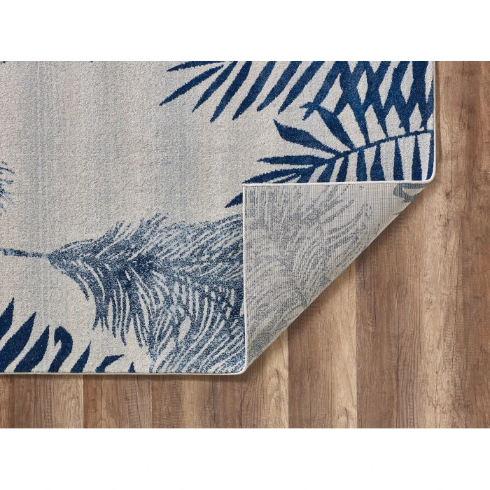 Kas Stella 6266 Ivory/Navy Fauna Area Rug 5'3" x 7'7"