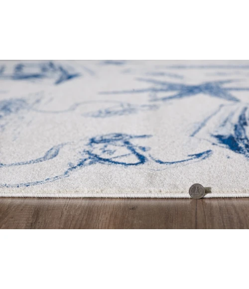 Kas Stella 6269 Ivory/Navy Coast Area Rug 9'10" x 13'2"