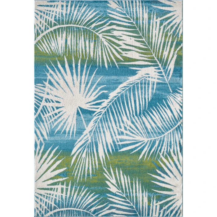 Kas Stella 6273 Ivory/Green Tropical Area Rug 9'10" x 13'2"