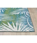 Kas Stella 6273 Ivory/Green Tropical Area Rug 7'10" x 10'10"