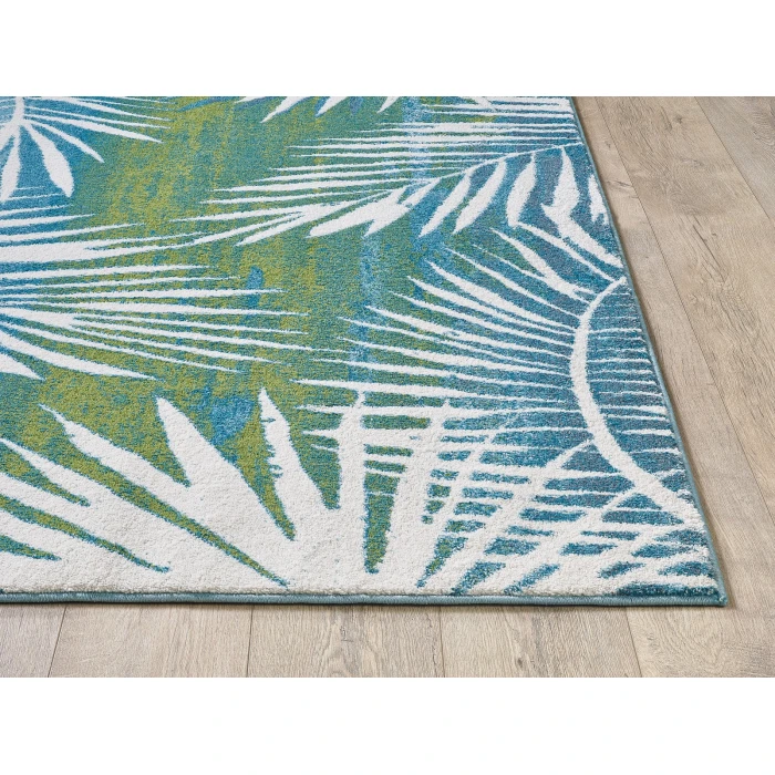 Kas Stella 6273 Ivory/Green Tropical Area Rug 9'10" x 13'2"
