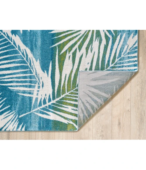 Kas Stella 6273 Ivory/Green Tropical Area Rug 7'10" x 10'10"