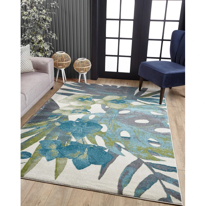 Kas Stella 6275 Green Palms Area Rug 3'3" x 4'11"