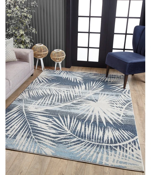 Kas Stella 6276 Blue Palms Area Rug 7'10" x 10'10"