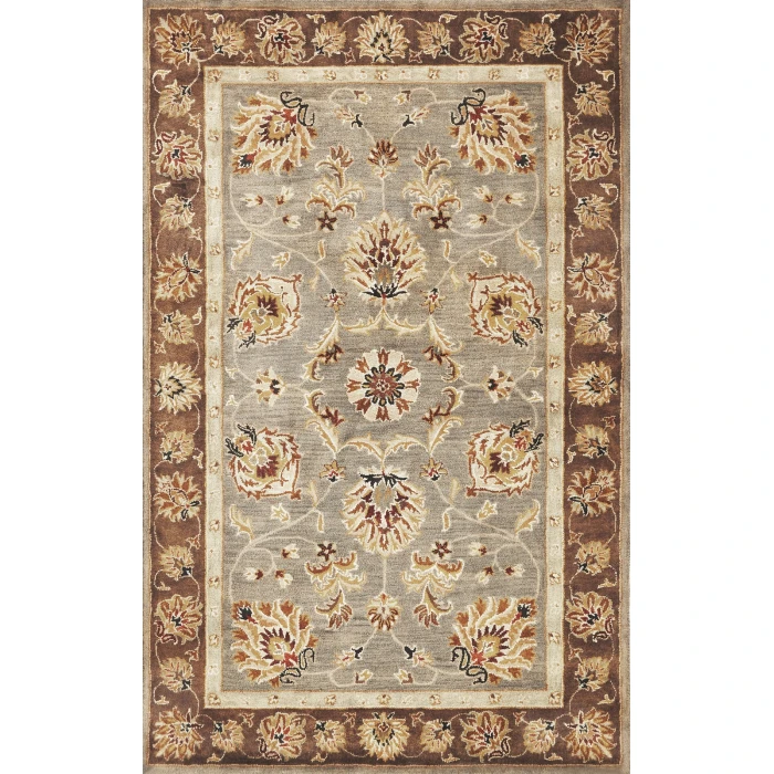 Kas Syriana 6000 Grey/Mocha Mahal Area Rug 3'3" x 5'3"