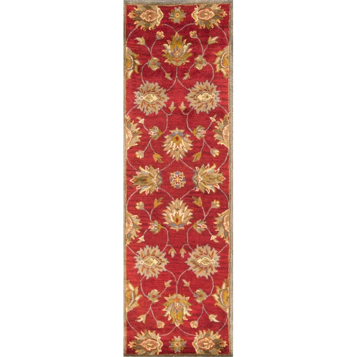 Kas Syriana 6003 Red Allover Kashan Area Rug 3'3" x 5'3"