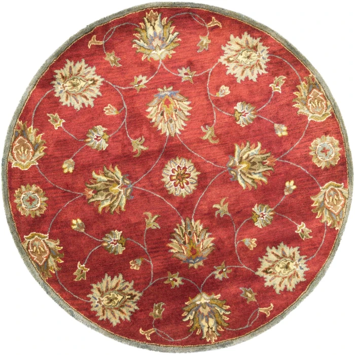 Kas Syriana 6003 Red Allover Kashan Area Rug 3'3" x 5'3"