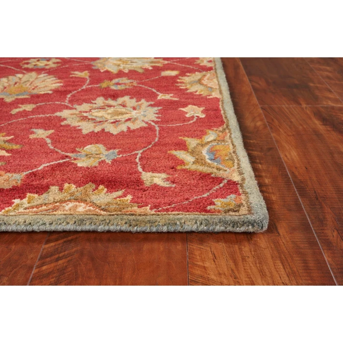 Kas Syriana 6003 Red Allover Kashan Area Rug 3'3" x 5'3"