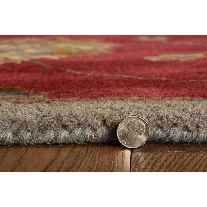 Kas Syriana 6003 Red Allover Kashan Area Rug 3'3" x 5'3"