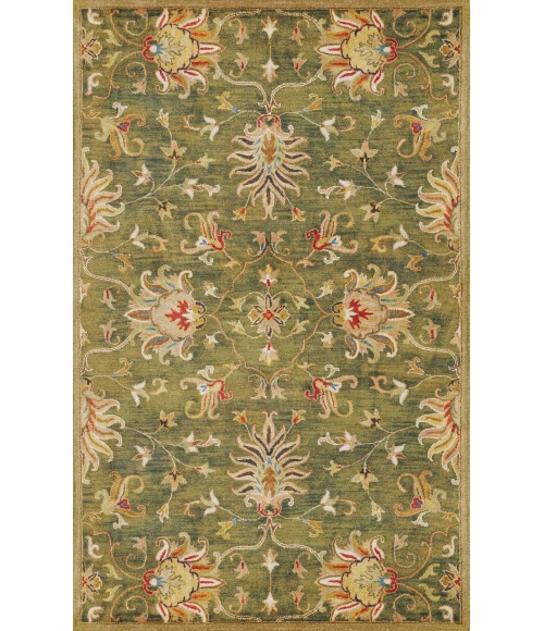 Kas Syriana 6010 Emerald Green Agra Area Rug 3'3" x 5'3"