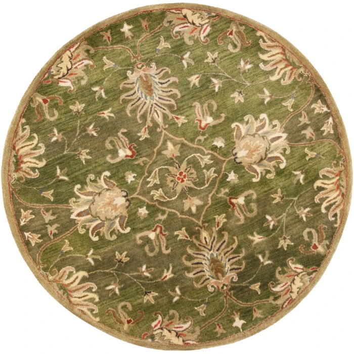 Kas Syriana 6010 Emerald Green Agra Area Rug 2'3" x 7'6" Runner