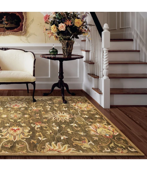 Kas Syriana 6010 Emerald Green Agra Area Rug 3'3" x 5'3"