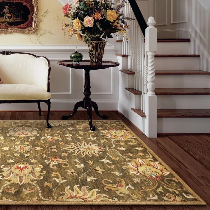 Kas Syriana 6010 Emerald Green Agra Area Rug 2'3" x 7'6" Runner