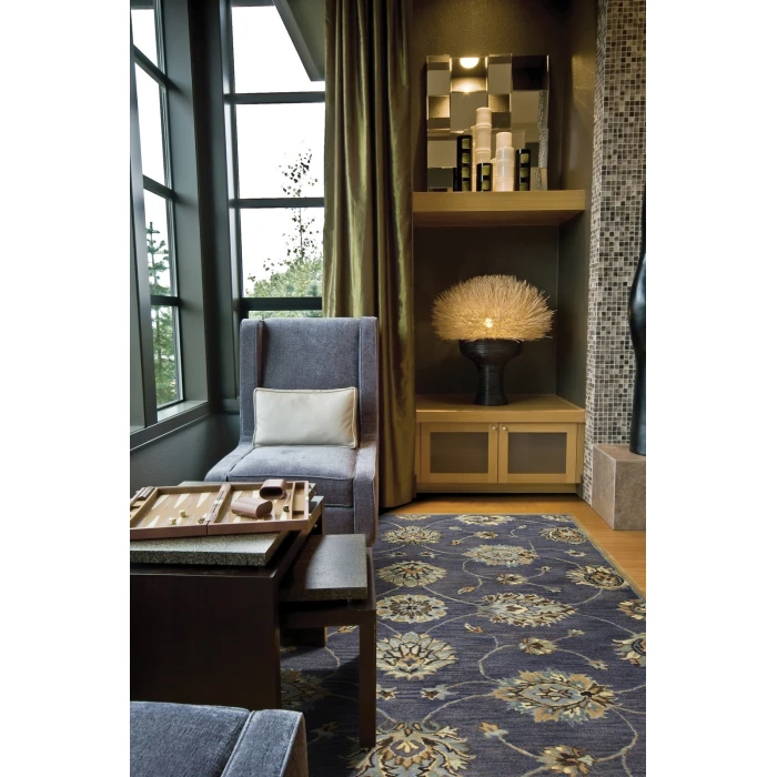 Kas Syriana 6024 Midnight Kashan Area Rug 3'3" x 5'3"