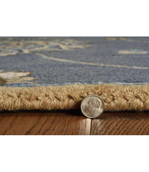 Kas Syriana 6024 Midnight Kashan Area Rug 2'3" x 7'6" Runner