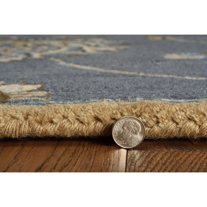 Kas Syriana 6024 Midnight Kashan Area Rug 3'3" x 5'3"