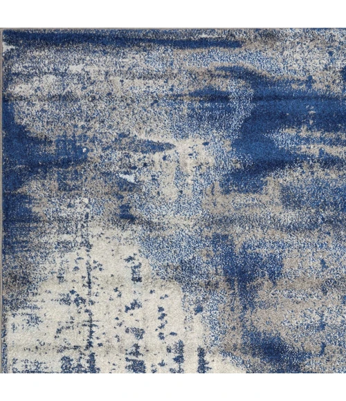 Kas Watercolors 6230 Ice Blue Flow 5' x 7'6"