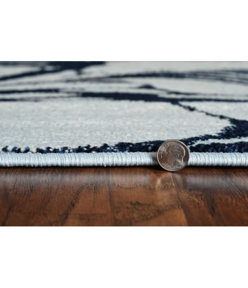 Kas Watercolors 6232 Blue Marble 5' x 7'6"