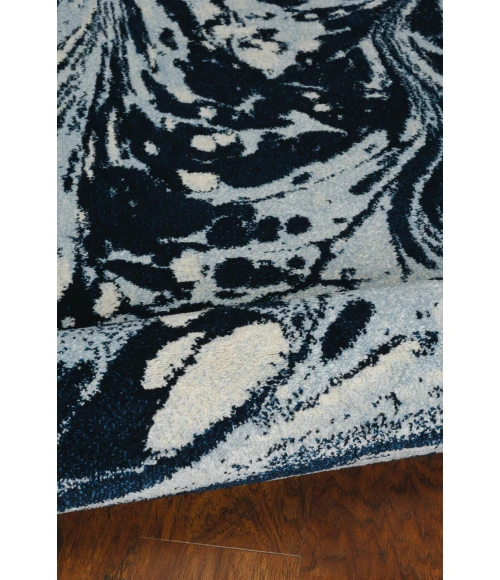 Kas Watercolors 6232 Blue Marble 5' x 7'6"