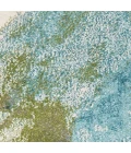 Kas Watercolors 6234 Teal Abstract 5' x 7'6"