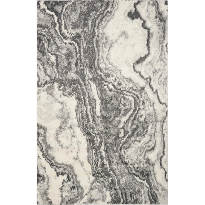 Kas Watercolors 6235 Ivory/Grey Landscape 5' x 7'6"