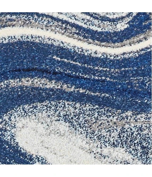 Kas Watercolors 6236 Blue Palette 5' x 7'6"