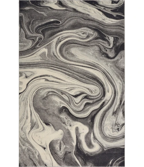 Kas Watercolors 6237 Grey Palette 5' x 7'6"