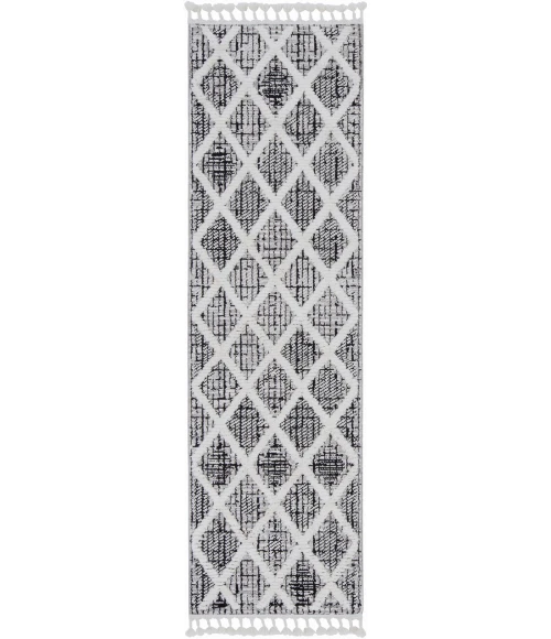 Kas Willow 1101 Charcoal Diamonds Area Rug 7'10" x 10'10"
