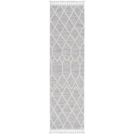 Kas Willow 1102 Ivory Grey Honeycomb Area Rug 12' x 15'