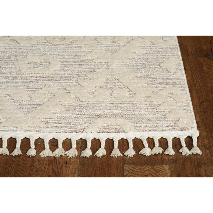 Kas Willow 1103 Ivory Beige Boho Area Rug 3'3" x 4'11"