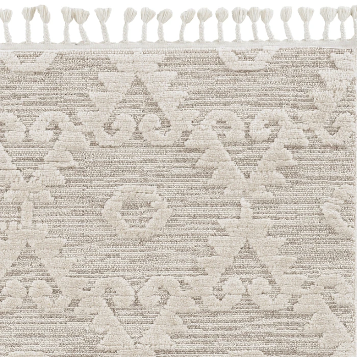 Kas Willow 1103 Ivory Beige Boho Area Rug 3'3" x 4'11"
