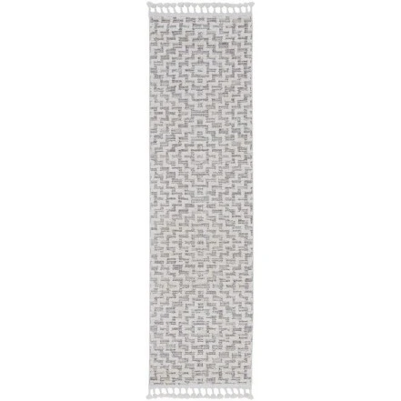 Kas Willow 1104 Ivory Grey Geo Area Rug 7'10" x 10'10"