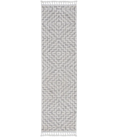 Kas Willow 1104 Ivory Grey Geo Area Rug 7'10" x 10'10"