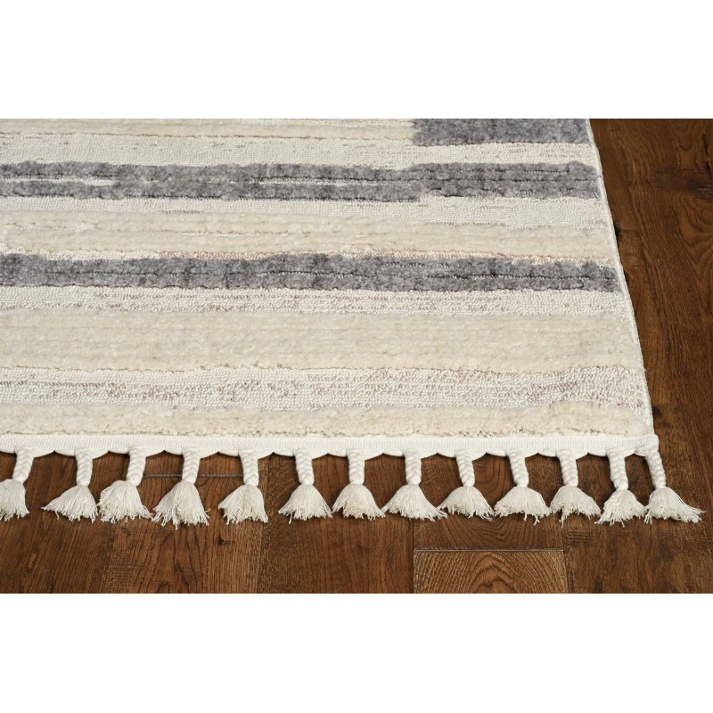 Kas Willow 1106 Ivory Grey Landscape Area Rug 7'10" x 10'10"
