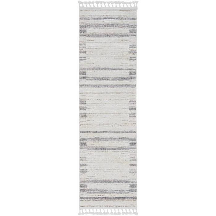 Kas Willow 1106 Ivory Grey Landscape Area Rug 5'3" x 7'7"