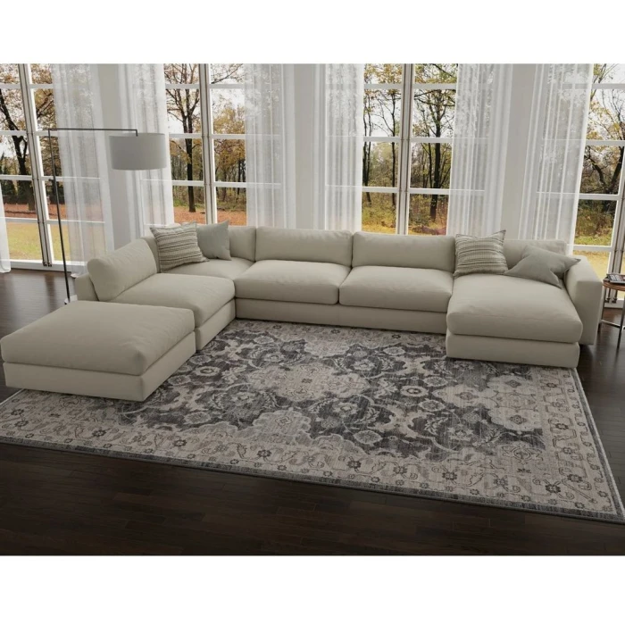 Kas Adele 8800 Grey Ivory Sofia Area Rug