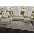Kas Adele 8801 Ivory Grey Amelia Area Rug