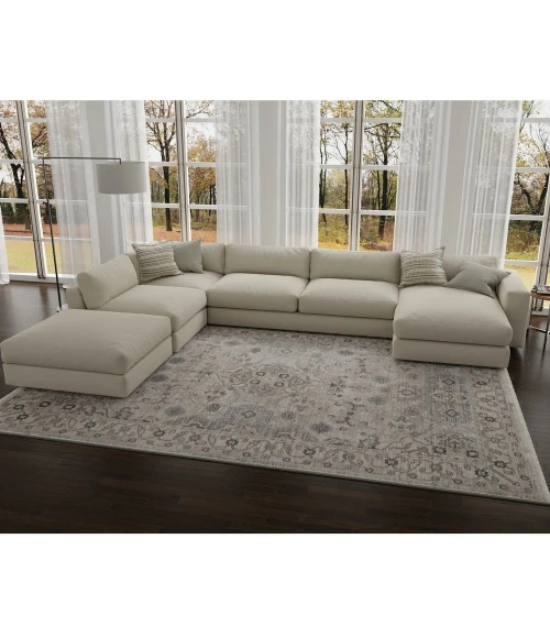 Kas Adele 8801 Ivory Grey Amelia Area Rug