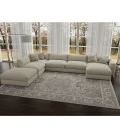 Kas Adele 8803 Grey Beige Delaney Area Rug