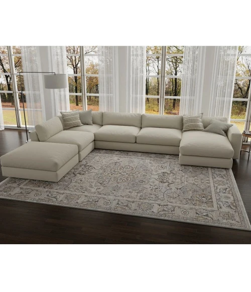 Kas Adele 8803 Grey Beige Delaney Area Rug