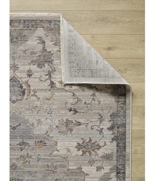 Kas Adele 8804 Ivory Grey Courtney Area Rug