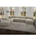 Kas Adele 8804 Ivory Grey Courtney Area Rug