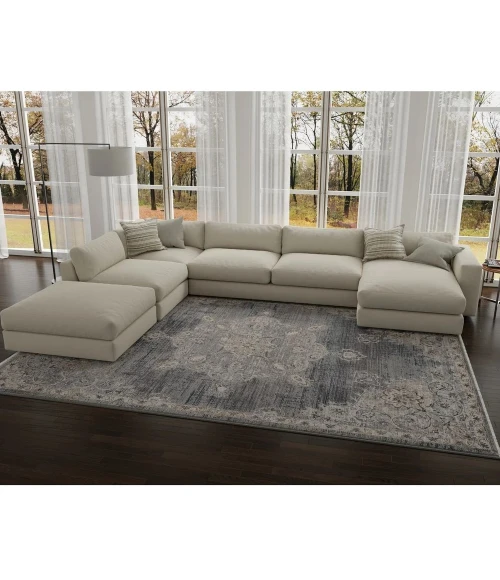 Kas Adele 8805 Grey Blue Serafina Area Rug