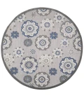 Kas Calla 6932 Grey/Blue Suzani Area Rug